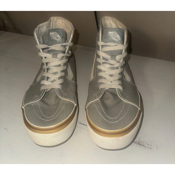 Vans SK8 Hi Tapered Stacked Platform Womens Size 9.5 Green Milieu Sneakers - Picture 1 of 13